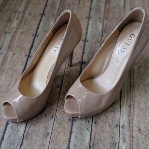 Guess Nude Peeptoe